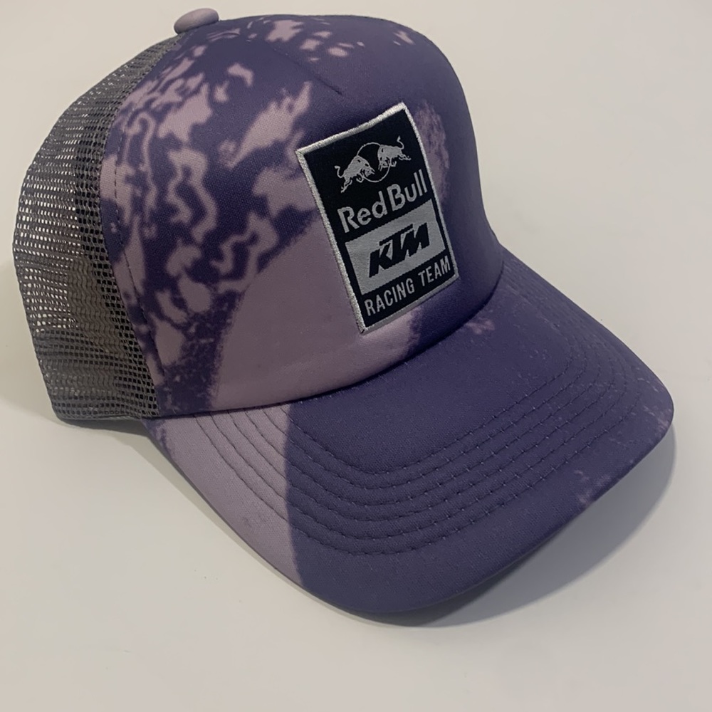 Red Bull Hat - Tie Dye Mesh Trucker Cap - RedBull Racing Hat